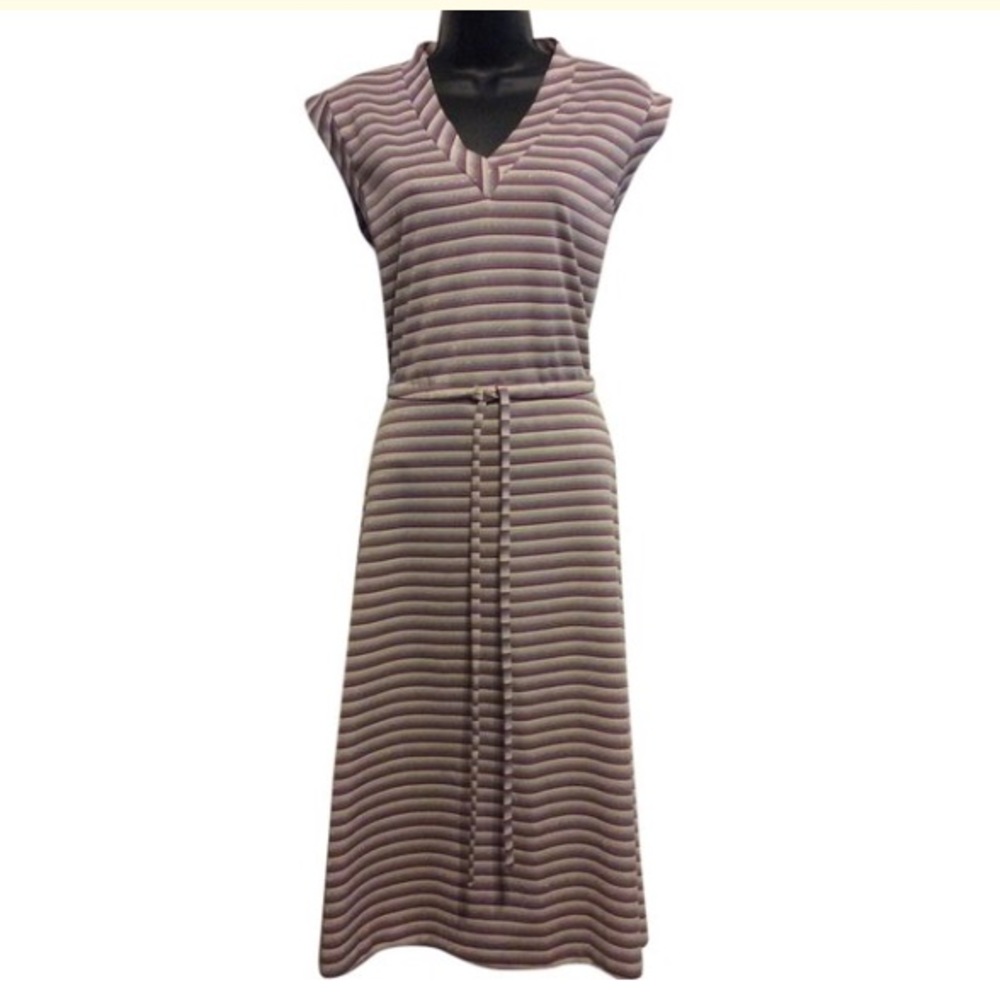 Julie Miller of California Stripped Vintage Dress